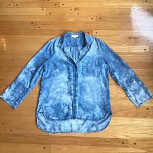 Anthropologie cloth and stone tie die top